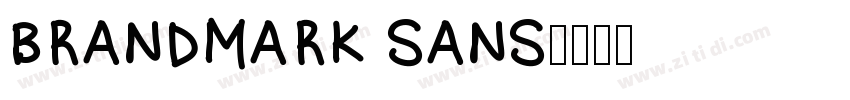 BRANDMARK SANS字体转换
